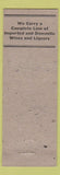 Matchbook Cover - Chas Melton Wines Liquors Bay Shore NY Retriever