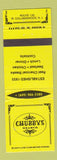 Matchbook Cover - Chubby's Hearth West Collingswood NJ