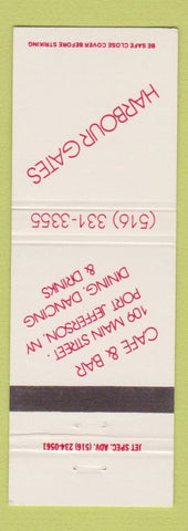 Matchbook Cover - Harbour Gates Cafe Port Jefferson NY