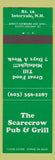 Matchbook Cover - Scarecrow Pub Grill Intervale NH