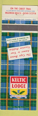 Matchbook Cover - Keltic Lodge Ingonish Beach NS