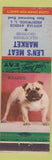 Matchbook Cover - Len's Meat Market Brentwood LI NY Bulldog