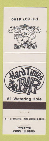 Matchbook Cover - Stash O'Neil's Rockford IL