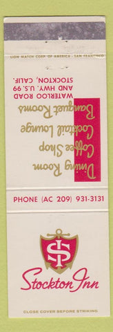 Matchbook Cover - Stockton Inn CA
