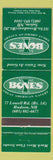 Matchbook Cover - T Bones Salem NH