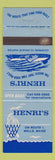 Matchbook Cover - Henri's Wells ME WEAR