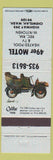Matchbook Cover - 49er Motel Chewelah WA