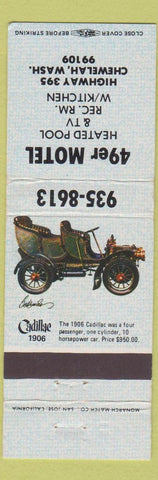 Matchbook Cover - 49er Motel Chewelah WA