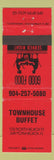 Matchbook Cover - Townhouse Buffet Daytona Beach FL