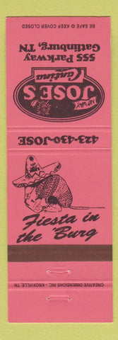 Matchbook Cover - Jose's Cantina Gatlinburg TN Mexican