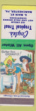 Matchbook Cover - Coyle's Tropical Treat Manchester PA hillbilly