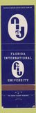 Matchbook Cover - Florida International University