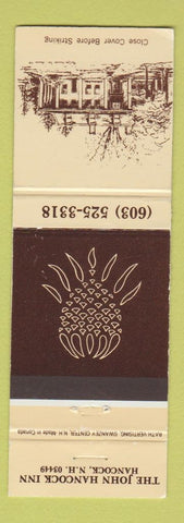 Matchbook Cover - John Hancock Inn Hancock NH