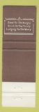 Matchbook Cover - John Hancock Inn Hancock NH