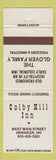 Matchbook Cover - Colby Hill Inn Henniker NH