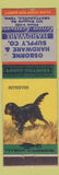 Matchbook Cover - Osborne Hardware Supply Chattanooga TN Retriever