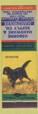 Matchbook Cover - Osborne Hardware Supply Chattanooga TN Retriever