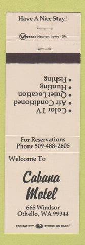 Matchbook Cover - Cabana Motel Othello WA
