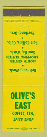 Matchbook Cover - Olive's East Portland OR Fort Collins Colorado