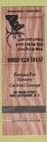 Matchbook Cover - Original Elk Hotel Restaurant Port Jefferson NY