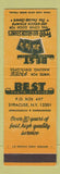 Matchbook Cover - S&H Green Stamps Best Photo Service Syracuse NY