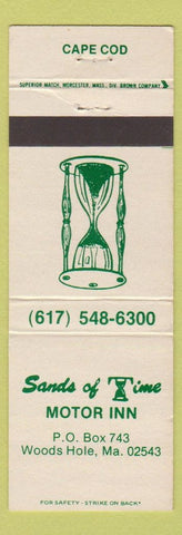 Matchbook Cover - Sands of Time Motor Inn Woods Hole MA