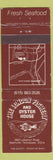 Matchbook Cover - London Fishery Oyster House Nashville TN