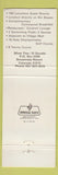 Matchbook Cover - El Dorado Snowmass Village Colorado
