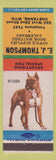 Matchbook Cover - EJ Thompson Office Supply Cheyenne WY Boxer