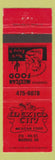 Matchbook Cover - Mexico City Mexican Food Madras OR