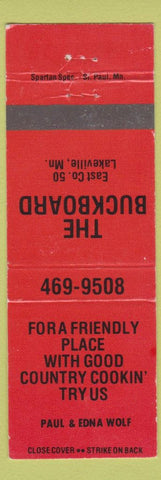 Matchbook Cover - Buckboard Lakeville MN WEAR