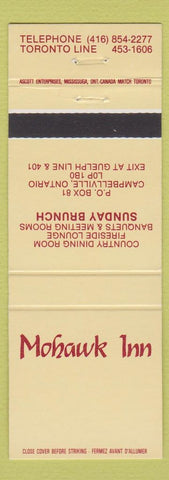 Matchbook Cover - Mohawk Inn Campbellville ON