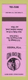Matchbook Cover - Ozona Beach Grill FL