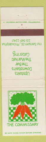 Matchbook Cover - The Commissary Philadelphia PA