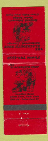 Matchbook Cover - Blacksmith Shop Glens Falls NY