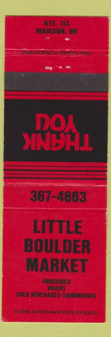 Matchbook Cover - Little Boulder Market Madison NH
