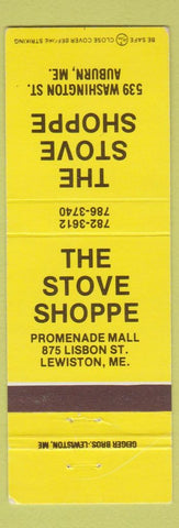 Matchbook Cover - The Stove Shoppe Lewiston ME Auburn