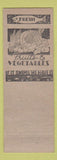 Matchbook Cover - Stelio's Restaurant Wilmington MA