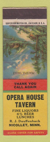 Matchbook Cover - Opera House Tavern Nicollet MN