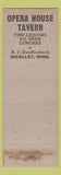 Matchbook Cover - Opera House Tavern Nicollet MN