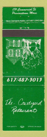 Matchbook Cover - Courtyard Restaurant Provincetown MA