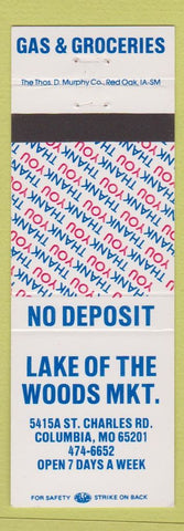Matchbook Cover - Lake of the Woods Market Columbia MO