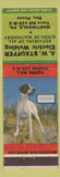 Matchbook Cover - AW Stauffer Electric Martindale PA Pointer
