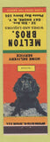 Matchbook Cover - Melton Brothers Liquor Bay Shore NY Spaniel dog
