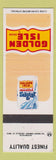 Matchbook Cover - Golden Isle Brand Grocery Sugar