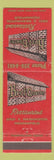 Matchbook Cover - Beef Quarter Restaurant Indianapolis IN