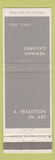 Matchbook Cover - Newman Galleries Art Philadelphia Bryn Mawr PA