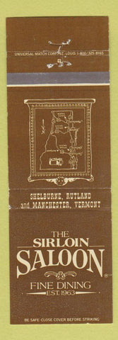 Matchbook Cover - Sirloin Saloon Shelburne Rutland Manchester VT