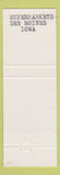 Matchbook Cover - Dahl's Foods Market Grocery Des Moines IA