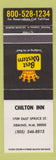Matchbook Cover - Chilton Inn Deming NM Best Western WEAR